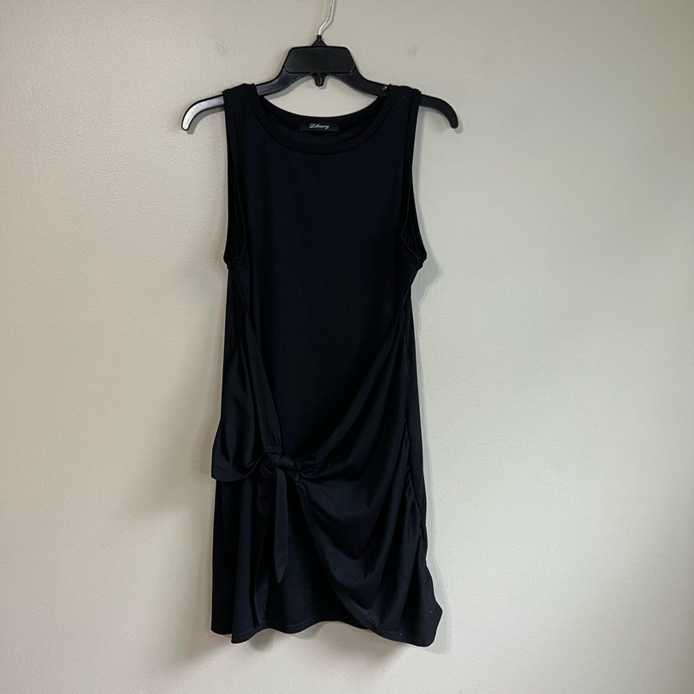 Lillusory black large dress‎